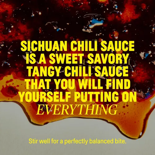 Miniatura 2 de FLYBYJING Salsa de Chile Sichuan Dulce + Picante: Perfecta para Fideos, Proteínas, Verduras, Pescado, Dumplings y Todo lo Demás - Salsa Picante