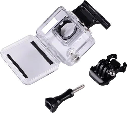 Miniatura 3 de Suptig Funda protectora de carga con alambre conectable, esqueleto protector lateral abierto compatible con cámara GoPro Hero 4 Hero 3, 3+.