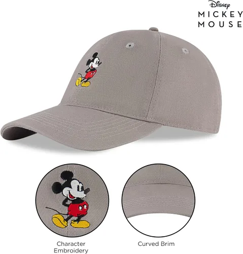 Miniatura 27 de Disney Gorra de béisbol para hombre, sombrero ajustable de Mickey Mouse para adultos