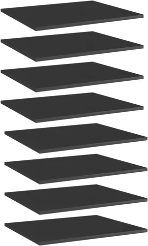 Miniatura 25 de Tableros de estantería 8 piezas, tablones de repuesto para estantería, estante de madera, estante de melamina, madera sin terminar, para renovar