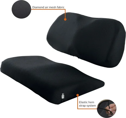 Miniatura 4 de Classic Accessories Fairway funda para asiento de carro de golf de malla de aire, negro, L