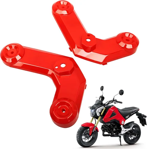Miniatura 9 de Mokuo Cobertura de Faro Negro para Motocicleta Fit para Honda Grom Msx125 SF 2013-2016 Kit de Carenados Piezas