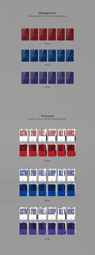 Miniatura 3 de ASTRO [ ALL YOURS ] 2nd Album 3 Ver FULL SET. 3 CD+1p FOLDED POSTER+3 Photo Book(each 104p)+3 Accordion Post Card(each 6p) 3 Message Card+3 Photo