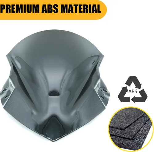 Miniatura 3 de Parabrisas scooter deflectores de viento doble burbuja compatible con Ninja 400 2018-2023