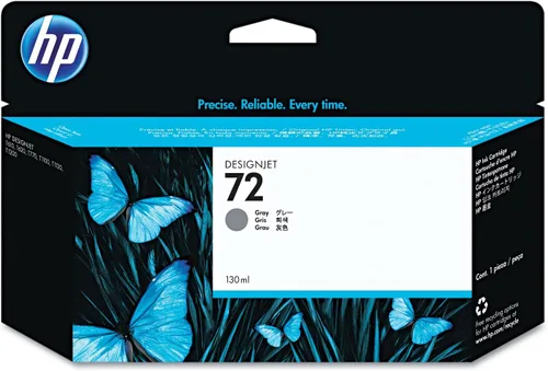 HP 72 Cartucho de tinta DesignJet gris de 4.4 fl oz C9374A