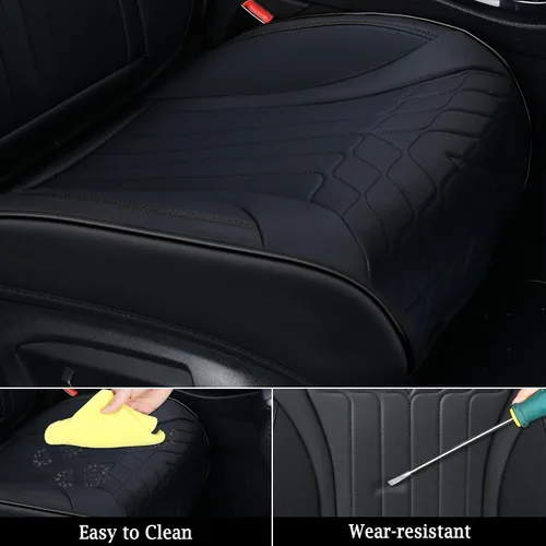 Miniatura 5 de Doogo Fundas de asiento de automóvil, fundas de asiento delantero para automóviles, protector universal de asiento de automóvil, fundas de asiento