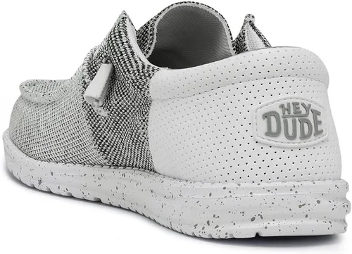 Miniatura 5 de Hey Dude Wally Tri Mocasines elastizados para hombre, cómodos y ligeros, sin cordones