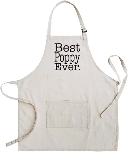 Miniatura 18 de Best Grandpa Papa Gramps Pop-Pop o Poppy Ever - Delantal ajustable con pechera de dos bolsillos