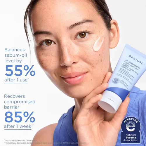 Miniatura 6 de AESTURA ATOBARRIER365 - Crema hidratante hidratante refrescante con ceramidas y ácido hialurónico para reparación de barrera de humedad de la piel