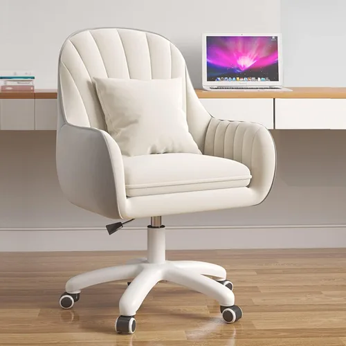 Linda silla de oficina para el hogar, sillas de computadora ajustables, silla de oficina moderna, silla de maquillaje, silla giratoria de 360°,