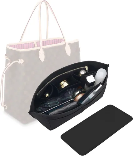 Organizador de fieltro para bolso, organizador de bolsas adecuado para Speedy 35 Neverfull MM y organizador de base para bolsa de mano múltiples