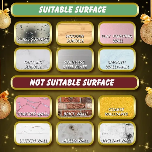 Miniatura 7 de Calcomanías Acrílicas de Pared de Navidad Pegatinas de Cita Believe Pegatinas de Espejo 3D DIY Pegatinas de Navidad Cristo Decoración de Pared