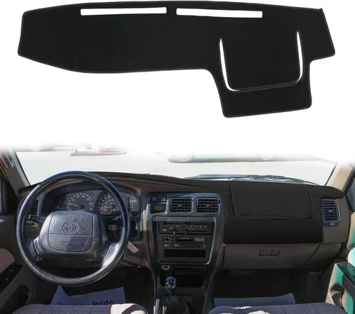Miniatura 9 de Alfombrilla para tablero de instrumentos compatible con Toyota 4Runner 1996 1997 1998 1999 2000 2001 2002 (Beige)