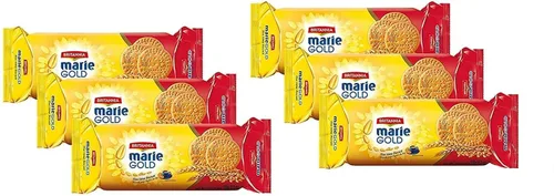 Miniatura 11 de Britannia Marie Gold Cookies 21.16 oz (600g) – Bocadillo crujiente de té – Deliciosas galletas de comestibles (paquete de 2)