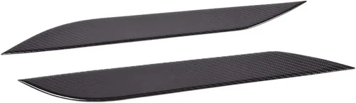 Repuesto para Nissan 350Z Z33 Fairlady Z Coupe 2003-2009 Negro Fibra de Carbono Faro Párpados Cejas Cubiertas Izquierdo + Derecho (Paquete de 2)