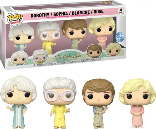 Miniatura 3 de Funko Pop! TV: Golden Girls - Juego de 4 figuras de vinilo – Edición especial exclusiva con Dorothy, Sophia, Blanche y Rose