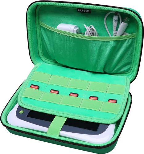 Miniatura 11 de LTGEM - Funda rígida para Leapfrog LeapPad Ultimate Ready para tablet, bolsa de almacenamiento protectora de viaje (negro y gris)