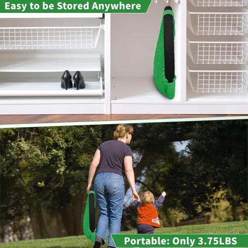 Miniatura 7 de Hi-Na Columpio de árbol para niños, asiento de columpio de cuerda ajustable para niños pequeños con ganchos a presión y correas, capacidad de 440