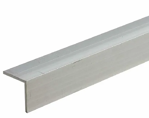 M-D Building Products 58297 1-1/2 pulgadas x 1-1/2 pulgadas x 1/8 pulgadas x 72 pulgadas. Esquina de aluminio en forma de ángulo sin tratar Mill