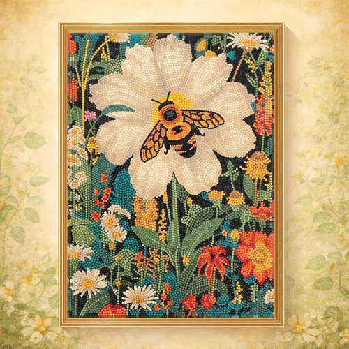 DIAMONDOUBLE Kit de arte de diamantes prémium para adultos sobre lienzo de terciopelo, kit de pintura de diamantes pequeños 5D de 12 x 16 pulgadas