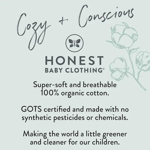 Miniatura 6 de HonestBaby Multipack 2-Piece Pajamas Sleepwear Pjs 100% Organic Cotton for Infant Baby and Toddler Girls