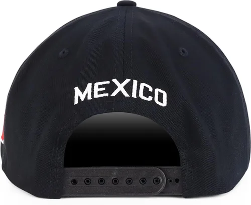Miniatura 4 de Hecho En Mexico Eagle 3D Bordado Flat Bill Snapback Cap