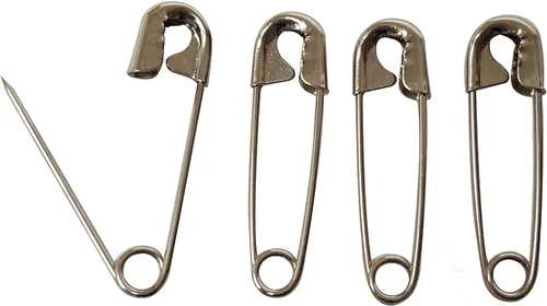 Miniatura 3 de Paquete de 1000 pasadores de seguridad pequeños (1-1/16 pulgadas, plateados) – Alfileres resistentes al óxido para ropa, pañales, costura, hijabs