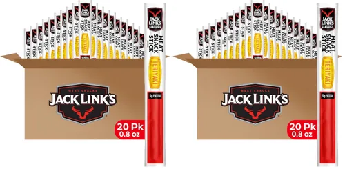 Miniatura 9 de Jack Link's Clásicos Palitos de Carne, Original - Colación de Proteína, Palitos de Carne con 5g de Proteína, Hechos con Carne de Res y Cerdo, Apto