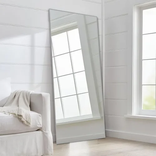 Miniatura 36 de MIRUO - Espejo de pared para colgar sobre la puerta, marco de poliestireno para baño, dormitorio, sala de estar, dormitorio y más