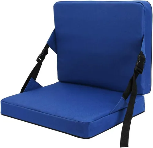 Miniatura 10 de Indoor & Outdoor Folding Chair Cushion Without Back Support, Foldable Portable Stadium Seat,Chair Cushion for Sports Events, Outing
