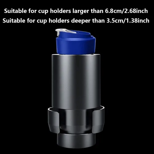 Miniatura 6 de Riloer Taza portátil inteligente 2 en 1 para automóvil, con calefacción y refrigeración, para café, bebidas, leche, cerveza, refrigerador, pantalla