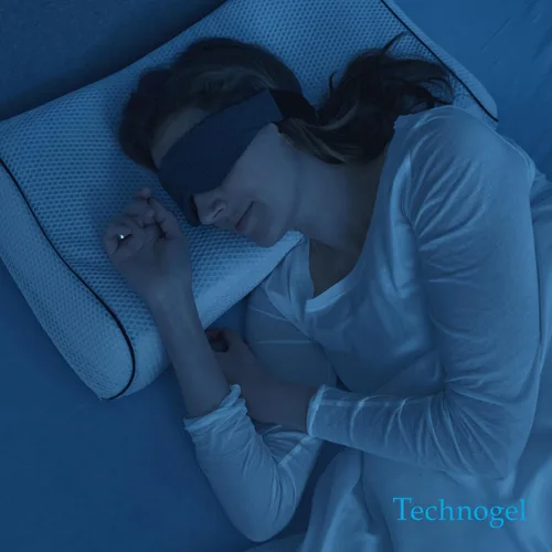 Miniatura 7 de Technogel Almohada de gel refrescante de lujo, tecnología de enfriamiento patentada, espuma viscoelástica inodora, soporte ergonómico transpirable