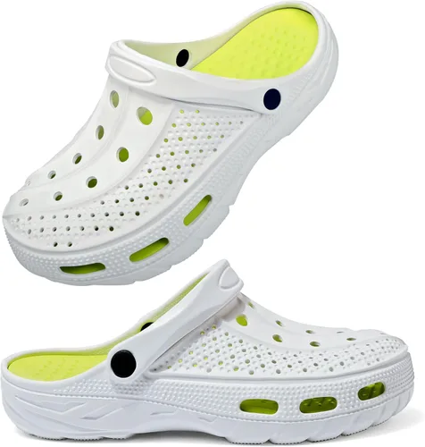 Miniatura 12 de INMINPIN - Zuecos ortopédicos para mujeres y hombres, con soporte de arco, zapatos de jardín, sandalias con fascitis plantar y plantillas de pies