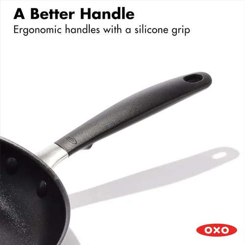 Miniatura 6 de OXO Sartén antiadherente para inducción Magneto - Utensilios de cocina aptos para inducción y horno, 11.8 in, color negro