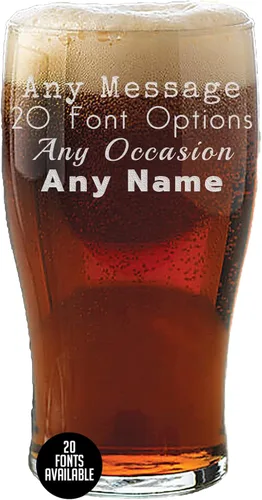 Miniatura 19 de Vaso de cerveza grabado personalizado de 16 onzas, regalos de Navidad grabados personalizados para hombres, regalos de cumpleaños para papá, regalos