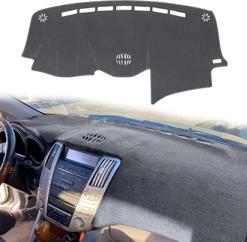 Miniatura 8 de Cubierta de tablero personalizada para Lexus RX330 2004-2006, RX350 2007-2009, RX400h 2006-2008, almohadilla de cubierta de tablero con orificios