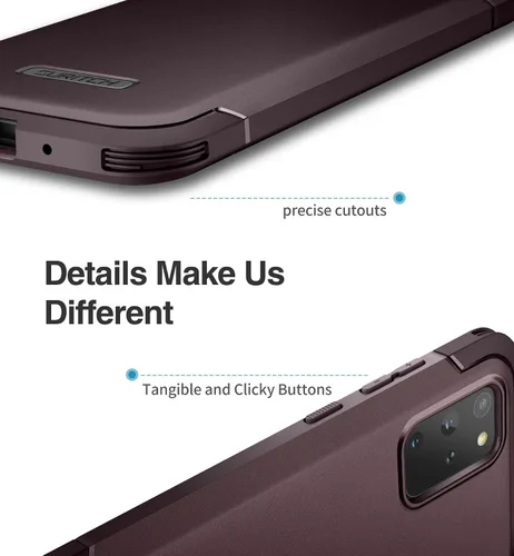 Miniatura 6 de SURITCH Funda para Samsung Galaxy S20 Plus, marco frontal extra, resistente y a prueba de golpes, con protector de pantalla integrado para Samsung