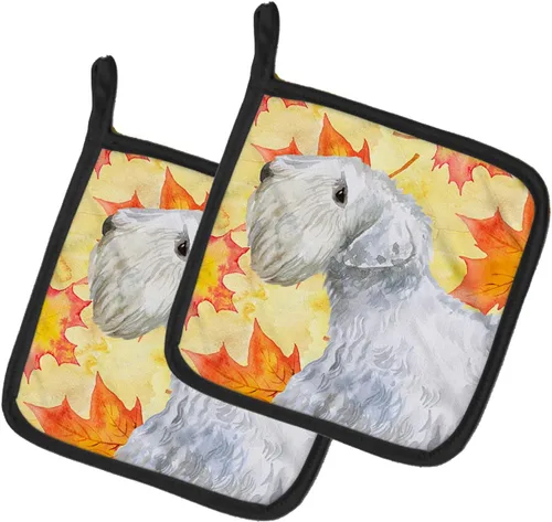 Miniatura 221 de Caroline's Treasures BB9655PTHD - Juego de soportes para ollas de cocina resistentes al calor, almohadillas calientes para horno, 7 1/2 x 7 1/2