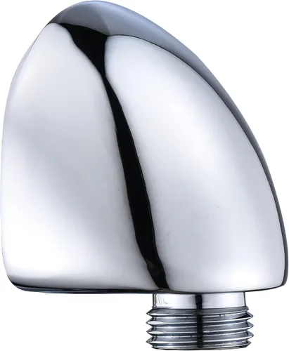 Miniatura 5 de Tearel Codo de pared 50560-SS para ducha de mano Delta Brilliance Inoxidable, paquete de 2, toma de corriente macho roscada de 1/2 pulgada que se