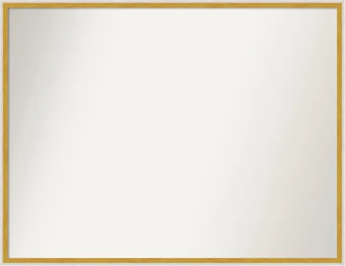 Miniatura 676 de Amanti Art Espejo de baño blanco para sobre el fregadero, 32 x 45 pulgadas, espejo de tocador rectangular blanco esbelto, marco de madera moderno