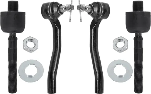 Miniatura 16 de Detroit Axle - 4 barras de acoplamiento delanteras para Kia Forte Koup 14-17, 14-18 Forte Forte5, 4 extremos de barra de acoplamiento exteriores e