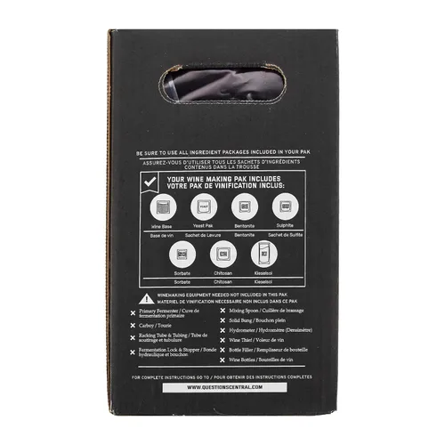 Miniatura 5 de Fontana French Cabernet Sauvignon Wine Kit Ingredientes: Kit de bricolaje de 6 galones, hace 30 botellas de vino