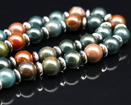 Miniatura 69 de Colgante de corazón de aventurina natural, Collar de cuentas de aventurina genuina, Collar de piedra verde, Collar de piedras preciosas, Cuentas