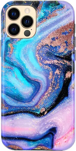 VELVET CAVIAR Funda para iPhone 13 Pro Max, compatible con MagSafe, probada en caídas de 10 pies, con purpurina Galaxy Purpurina (Galaxy glitter)
