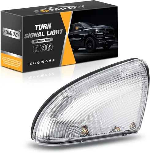 Miniatura 9 de Bombilla LED para espejo lateral, bombilla de señal de giro, cubierta de lente para Dodge Ram 1500 2009-2011 2012 2013 2014 2015 2016 2017 2018 Ram