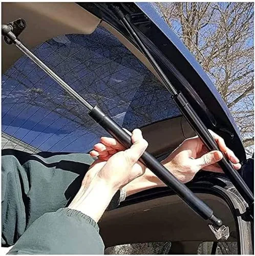 Miniatura 6 de BIVVI Amortiguadores de resorte de gas, apto para Opel Zafira A 1998-2005, soporte de varilla de apoyo de amortiguador, 2 piezas, juego negro