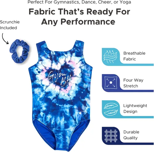Miniatura 50 de Destira Premium Closed Back Gymnastics Leotards for Girls - Snug Performance Fit (Size Up for Comfort), GIRLS/CHILD Sizes