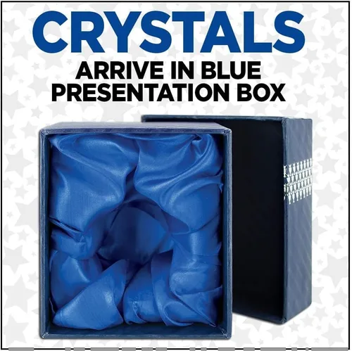 Miniatura 4 de Premio de cristal personalizado de 6.75 pulgadas con grabado - Premios de trofeos personalizados
