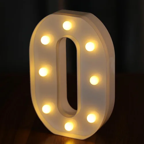 Miniatura 35 de Letras Iluminadas, Luces de Letras LED 26 del Alfabeto, Letra Iluminada Decorativa, Letras de Marquesina LED que Funcionan con Pilas para Fiesta