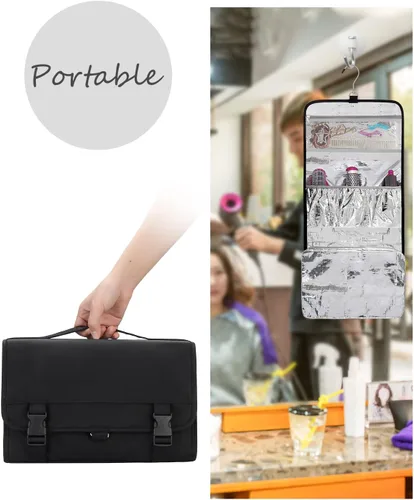Miniatura 8 de TANTO Bolsa de transporte de viaje para secador de pelo, herramientas para el cabello, estuche organizador para Dyson impermeable, a prueba